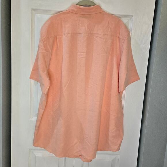 Carribbean Palm Paradise Jacquard Boxy Camp shirt Men's Shirt Resort Wear - Picture 9 of 11